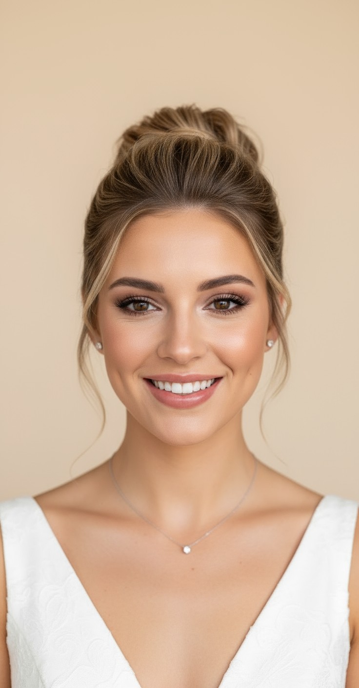 After High Updo Wedding Hairstyle